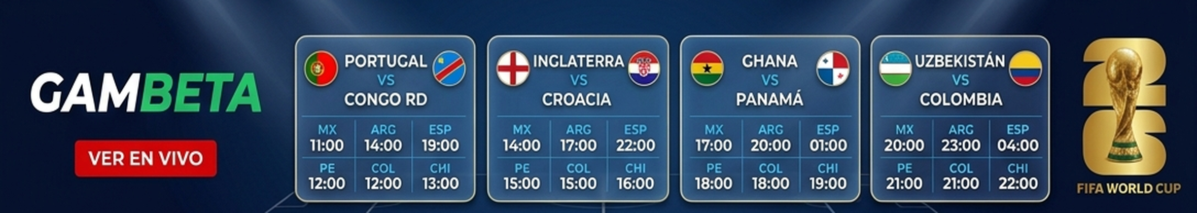 Gambeta · Fútbol en directo gratis y todo el Mundial 2026
