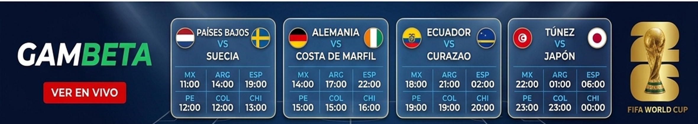Gambeta · Fútbol en directo gratis y todo el Mundial 2026